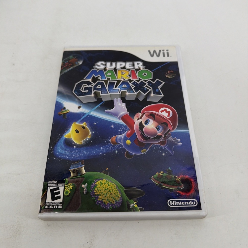 Super Mario Galaxy Nintendo Wii, 2007 CIB Complete with Manual - Tested